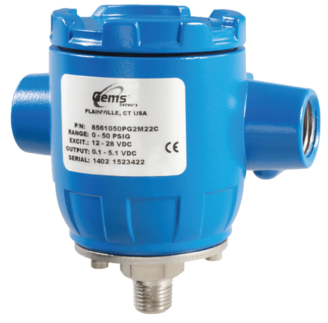 Gems Capacitance Pressure Transducer, 856 Series